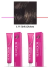 2 li Set Premium 5.77 Sütlü Çikolata - Kalıcı Krem Saç Boyası 2 X 50 g Tüp