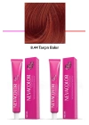 2 li Set Premium 8.44 Tarçın Bakır - Kalıcı Krem Saç Boyası 2 X 50 g Tüp