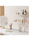 2li Şık ve Minimalist Tasarımlı Şeffaf Duvar Rafı