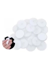 20 Adet Şeffaf Yuvarlak 3 Cm Çaplı Güçlü Disk Yapışkanlar
