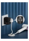 25w Evrensel Seyahat Adaptörü, Eu/us/uk/au Priz Dönüştürücü, 1x Usb, 2x Type-c Hızlı Şarj
