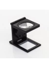25x25 Mm Full Çelik Kaplı Katlamalı Büyüteç Th9005b