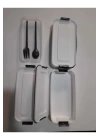 3 Katlı Beslenme Kabı Çatal Kaşık İçerisinde