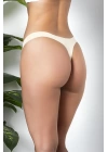 3lü Paket Dikişsiz, İz Yapmaz, Lazer Kesim, String Külot Ekru (brf21262)