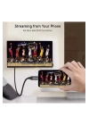 3 Metre 8 Gbps Hız 4k/30 Hz Type C To Hdmı Çevirici Dönüştürücü Tv Telefon Pc Hasır Bağlantı Kablosu