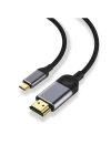 3 Metre 8 Gbps Hız 4k/30 Hz Type C To Hdmı Çevirici Dönüştürücü Tv Telefon Pc Hasır Bağlantı Kablosu