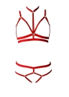 3 Parça Seksi Harness Sütyen Takım - Brf144