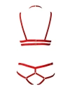 3 Parça Seksi Harness Sütyen Takım - Brf144