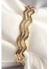 316L Çelik Gold Renk Ajda Model Kadın Bileklik - TJ-BB6877