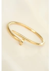 316L Çelik Gold Renk Çivi Model Bileklik - TJ-BB4321