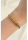 316L Çelik Gold Renk Oval Figürlü Bileklik - TJ-BB6096