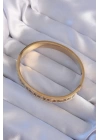 316L Çelik Gold Renk Zirkon Taşlı Tiffany Model Kelepçe - TJ-BB6188