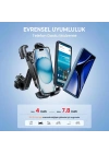 360° Derece Ayarlanabilen Gidon Bağlantılı Bisiklet Motosiklet İçin Abs 4-7.8″ İnç Telefon Tutucu