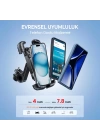 360° Derece Ayarlanabilen Gidon Bağlantılı Bisiklet Motosiklet İçin Abs 4-7.8″ İnç Telefon Tutucu