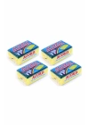 4 adet Jumbo Boy Endüstriyel Çok Amaçlı Bulaşık Süngeri  13x8x4 cm