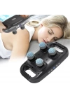 4 Başlıklı Masaj Sı - Ergonomik Derin Doku Sırt Ve Boyun Masaj Aleti Ağrı Ve Sızı Giderici
