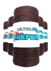 5 Adet Polyester Makrome İpi 2070 Kahve 100 gr