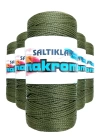 5 Adet Polyester Makrome İpi 2860 Haki Yeşil 100 gr