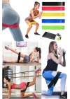 5 Li Set Aerobik Bandı Fitness Egzersiz Plates Direnç Lastiği Crossfit Kas Germe Ve Jimnastik Seti