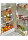 6 Lı Buzdolabı İçi Mini Düzenleyici Kutu Organizer - Buzdolabı Kapak Düzenleyici
