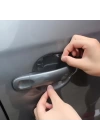 8 Adet Araba Kapı Kolu Koruyucu Çizilme Önleyici Şeffaf Sticker Film Koruma Seti