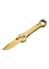 8000c Anahtar Görünümlü Gold Kamp Çakı 19 Cm - Otomatik, Metal Sap