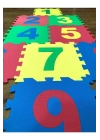 9 Parça Çocuk Oyun Karosu Eva Puzzle Yer Matı Sayılar Eğitici Oyun Halısı