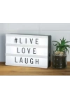 A5 Işıklı Harfli Dekoratif Led Pano Lightbox