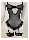 Afrodit Siyah Sexy Jartiyer Takım -1050