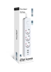 Akım Korumalı 3’lü Priz 2xusb 1xtype-c 3680w Girişli Uzatma Kablolu Priz Ftr16