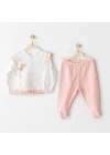 Andywawa Ac25508 Sıde Snap Set Love Family 2li Zıbın Set Salmon