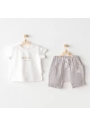 Andywawa Ac25847 Happy Animals 2li Bebek Takım Grey