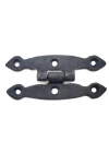 Antika Tarz Dekoratif Pirinç Dar Menteşe - 75x39 mm, Oksit