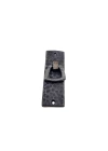 Antika Tarz Dekoratif Pirinç Dik Dövme Kapı Kulbu - 90x31 mm, Oksit