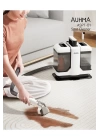 Auhma Koltuk Ve Halı Yıkama Makinesi 2 Başlıklı Leke Çıkarıcı 450 Watt Beyaz