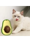Avokado Dönen Kedi Nanesi Cat Oyun Topu Doğal Kedi Oyuncağı