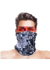 Baf Bandana Kafatası Yapraklı Maske