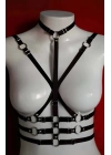 Bayan İç Giyim - Bayan Fantazi Giyim - Bayan Lastik Göğüs Harness - Brf569
