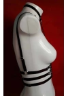 Bayan İç Giyim - Bayan Fantazi Giyim - Bayan Lastik Göğüs Harness - Brf569