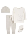 Bebek Alt Üst Set 4lü Paket Gri
