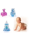 Bebek Mevlüt Şekeri - Pembe Bebek Arabası