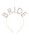 Bekarlığa Veda Rose Gold Bride Taç
