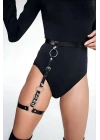 Bel Ve Bacak Detaylı Deri Harness - Brf773