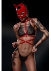 Bele Dolamalı Şık Ve Seksi Deri Harness - Brf173