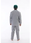 Beruflic 4007 Uzun Kol Çizgili Gaffur Erkek  Pijama Takım