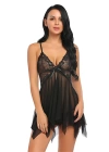 Seksi Siyah Tül Babydoll gecelik 15500