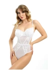 Beyaz Dantelli Bodysuit - 887b