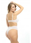 Beyaz Dantelli Bodysuit - 887b