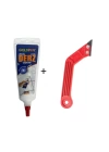 Beyaz Derz Dolgusu - Lavabo Küvet Fayans Derzi kalemi 380gr + Sökme Temizleme Spatula Set