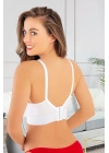 Beyaz Mideli Toparlayıcı Sütyen - 504